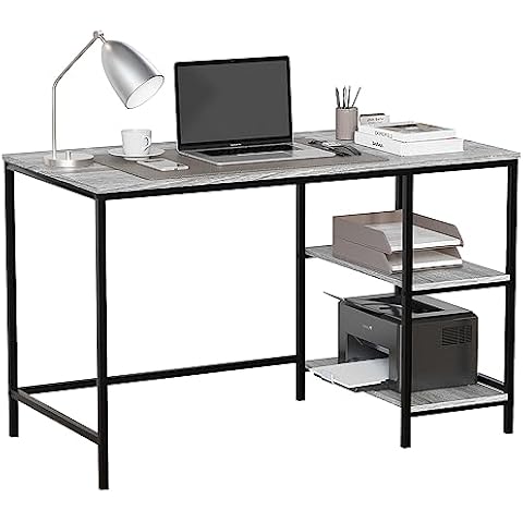 Vida Designs Brooklyn Desk with Shelves Cover