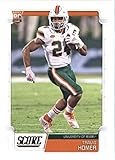 2019 Score #418 Travis Homer Miami Hurricanes Rookie Football Card