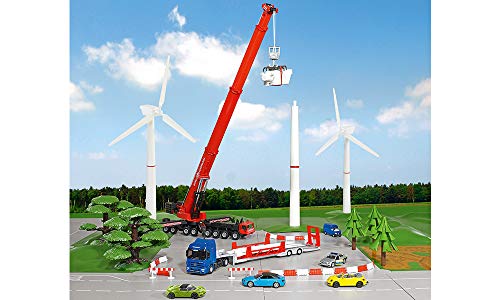 siku 4311 Grande grue Mega Lifter 1:55 MétalPlastique Bras de grue extensible Treuil à câble - vue 6