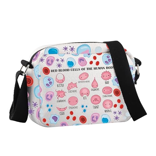 Hematology Gift Red Blood Cells of the Human Body Crossbody