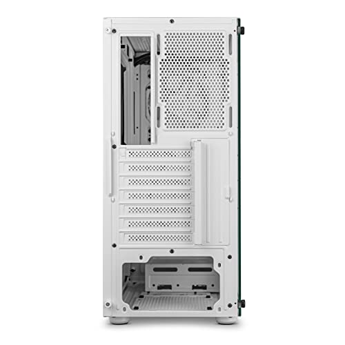 Gabinete Gamer Pichau Apus White, Mid-Tower, Lateral de Vidro Temperado, Com 3 Fans, Branco, PG-APS-