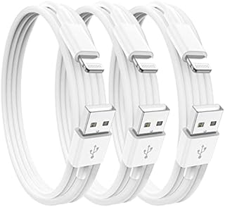 iPhone Charger Cable 3M, 3Pack [Apple MFi Certified] Long Lightning to USB Cable 3 meter, Apple Fast Charging Lead for Apple iPhone 13 Pro/12 Pro Max/12 Mini/11/X/XS/XR/XS Max/8/8 Plus/7/6/iPad