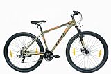 DEPORBIKES Bicicleta montaña Adulto 29 Pulgadas | Cuadro de Aluminio + 21 Velocidades Shimano + Suspensión Delantera + Frenos Disco Mecánico | Bicicleta montaña Segura y Resistente (Verde)