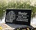 Cat Memorial Personalized Black Granite Stone 12 X 6 Bereavement in Memory Loss of Pet Cat Garden Stone