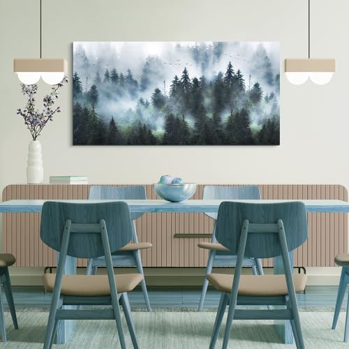 DZRWUBHS Large Size Abstract Canvas Wall Art For Living Room Decorations For Bedroom Office Wall Decor Abstract Mountain Wall Painting Framed Pictures Artwork Farmhouse Home Decor Art 30"X60"