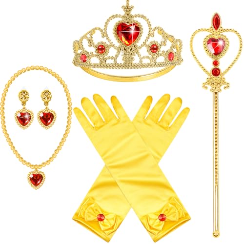 BIBUTY Princess Dress Up Accessories Princess Crown Tiara for Little Girls