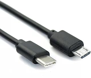 ienza 3FT USB C to Micro USB Data & Charge Cable - Micro for Old/Phones, Smartphones, Cameras, Headphones, USB-C Compatible with MacBook, iPhone 15, Samsung, LG, Moto, PC/Laptop with a USBC Port