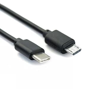 3FT USB C to Micro USB Data Charge Cable - Micro for Old Phones Smartphones Cameras Headphones USB-C