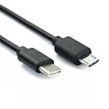 3FT USB C to Micro USB Data & Charge Cable - Micro for Old/Phones, Smartphones, Cameras, Headphones, USB-C Compatible with MacBook, iPhone 15, Samsung, LG, Moto, PC/Laptop with a USBC Port