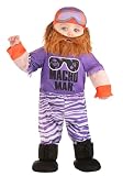Fun Costumes Macho Man Infant Costume - T-Shirt, Pants, Headpiece, Bandana, Glasses, Beard - 6/9 Months, Purple