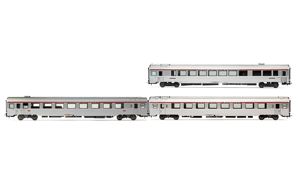 JOUEF HJ4197 SNCF, 3-unit pack EC Etoile du Nord set 2/2, Vru, A3rtu and A8u, ep. V Passenger Coaches