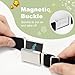 XZQTIVE 2 Pack Kids Adjustable Magnetic Belt Boys Girls Elastic Belt with Easy Magnetic Buckle