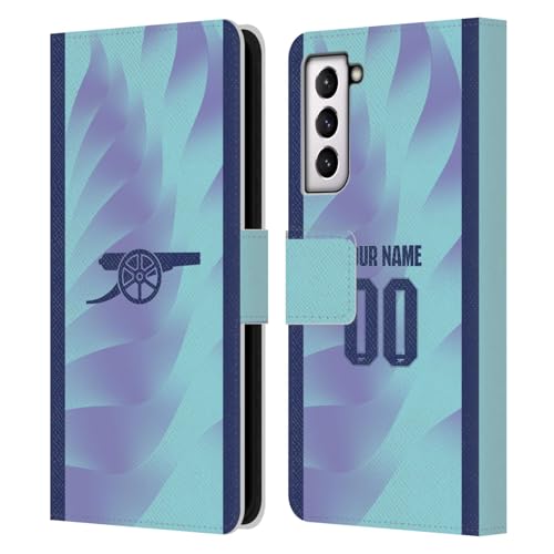 Coque Samsung Galaxy S21 5G Arsenal FC Head Case Designs étui portefeuille en cuir