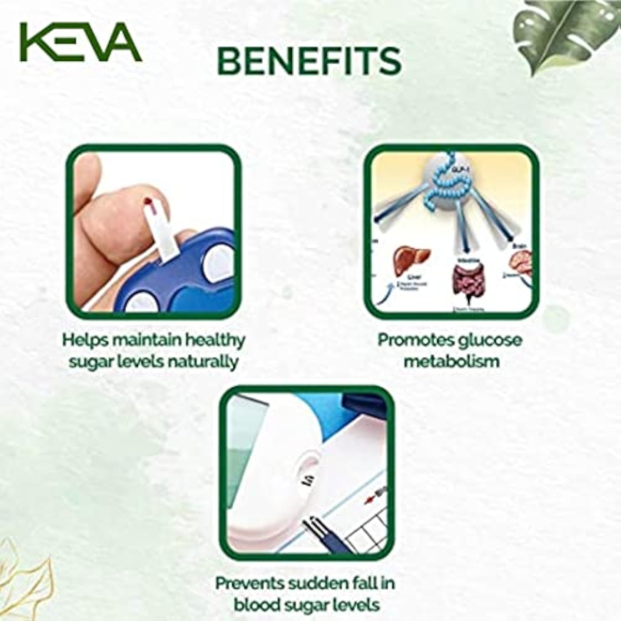 Keva NT Diaba Tablets, Natural Blood Sugar Control