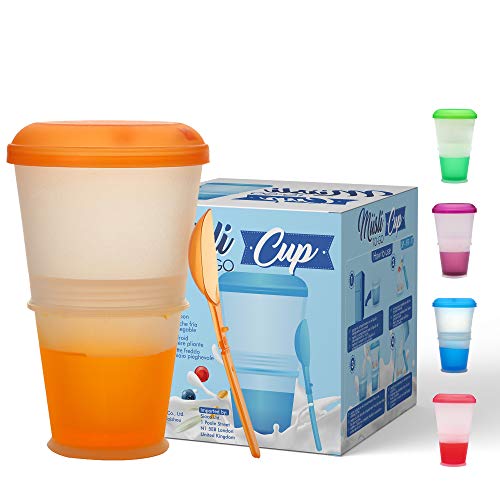 Cereal to go, recipiente per yogurt, latte e