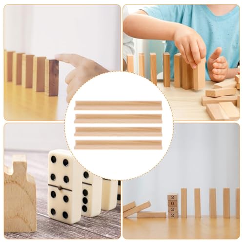 Soportes de madera para fichas de dominó x10 miniatura 3