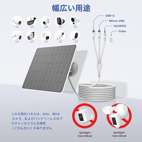 FlexSolar ソーラーパネル 5V 6W