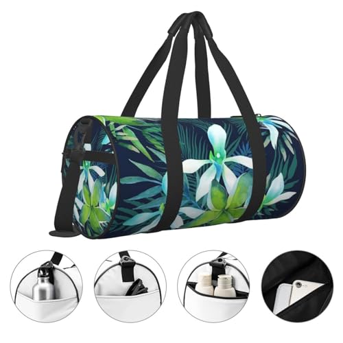 Sac de voyage fleurs tropicales grand format pour voyager sans encombre - 4