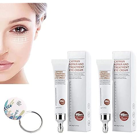 LXHH 2022 New Cayman Eye Cream,Magic Anti-age Eye Cream,Remove Eye Bags,Cayman Eye Cream the Solution for Bags Under the Eyes,Remove Eye Bags/Dark Circles/Eye Wrinkles , 20 g (Pack of 2) Cover