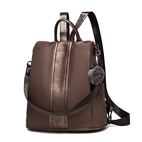 PINCNEL Women Backpack Purse Waterproof Nylon Anti-theft Rucksack Lightweight Shoulder Bag Medium