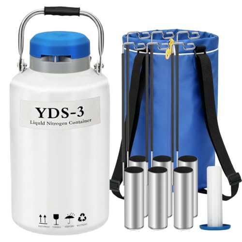 3L LN2 Dewar with 6 Canisters
