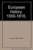 European history, 1500-1815, B0006AOV72 Book Cover