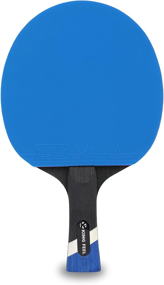 Professional Ping Pong Paddles-Lightweight Carbon Fiber Table Tennis Rackets with 7-Ply Blade, 2.0mm Premium Sponge, ITTF Approved Rubber - for Tournament-Level Performance Table Tennis Paddles
