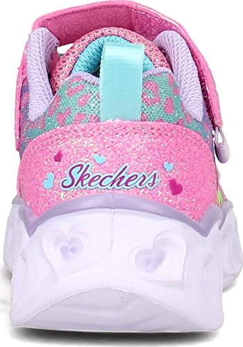 Skechers Girl's Heart Lights-Shimmer Spots Sneaker4