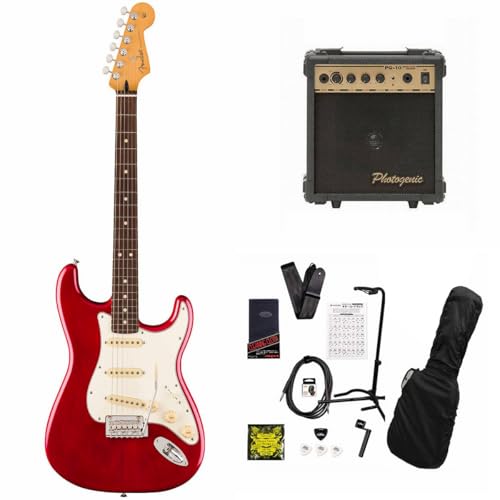 �t�F���_�[/Player II Stratocaster Rosewood FB Transparent Cherry Burst Chambered Mahogany PG-10�A���v�t���G���L�M�^�[���S��12�_�Z�b�g