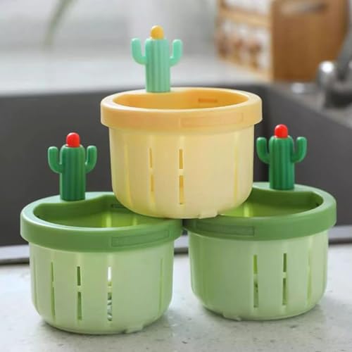 Filtre d'évier cactus jaune automatique haut de gamme - 3