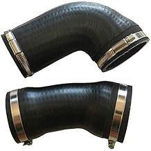 3RG INDUSTRIAL Turbo Hose - Black, Rubber, Plastic - Compatible with Car and Motorcycle - OE 11617799400 - 1 Pack
