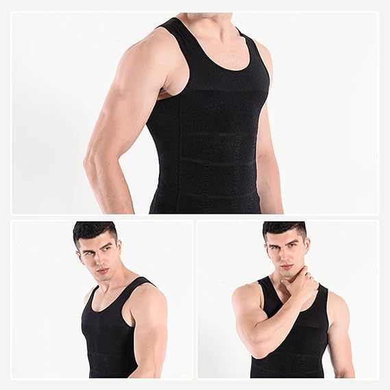 Shaperluv for Men, 2025 New Shaperluv Tank 2.0 Mens Big and Tall,Comfortable and Breathable Shaper Luv Tank for Men (3pcs,M)4