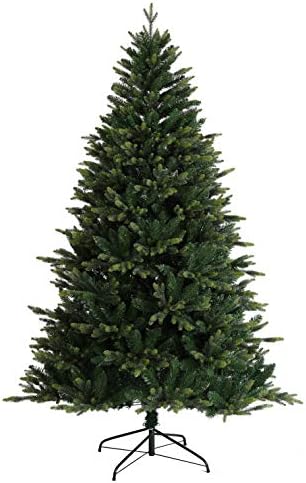 EVRE Artificial Christmas Tree 4ft with PVC Tips Branches & Strong Metal Stand