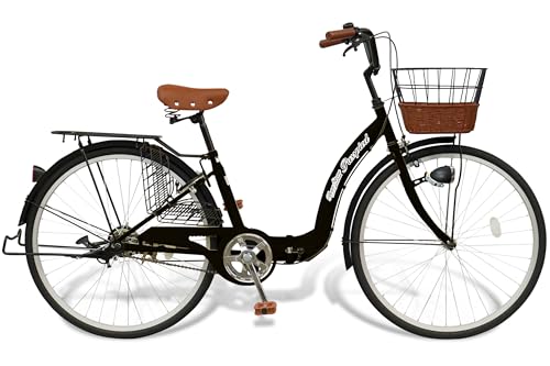 AIJYU CYCLE �m�[�p���N �V�e�B�T�C�N�� 26�C���` �܂肽���ݎ��]�� �}�}�`���� ���]�� �Ᏸ�t���[�� �����X�^���h [passepied TS26-np] (�u���b�N)