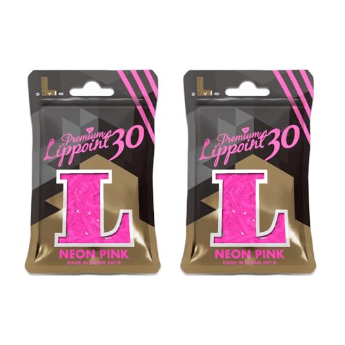 L-style Premium Lippoint – Extra Long – Neon Pink – 60 Count – Soft Tip Points – 2BA Thread