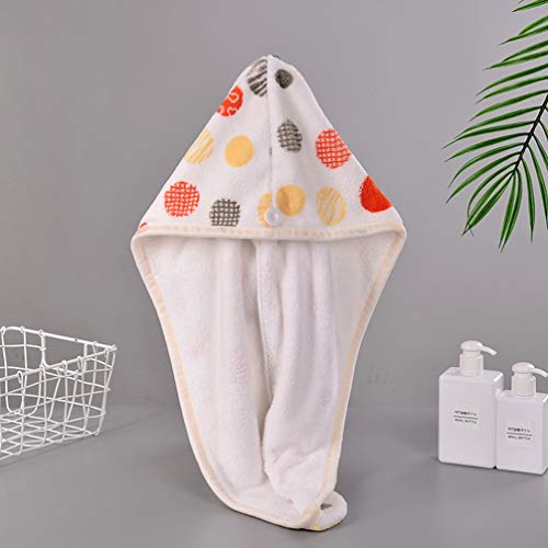 Minkissy Cabelo Toalha De Secagem Rápida Velo Coral Banho Cabelo Toalha De Microfibra de Cabelo Toal