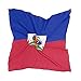 Haiti Flag Écharpe carrée pour femme avec 10 épingles à cheveux 59,9 x 59,9 cm