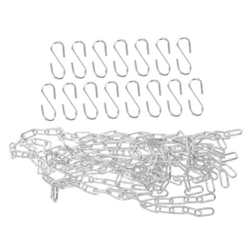 MUSISALY Heavy Duty Metal Basketball Net Replacement Durable Chain Sports Net for Outdoor Use Easy Installation Fits Standard Hoops for Indoor and Outdoor Courts