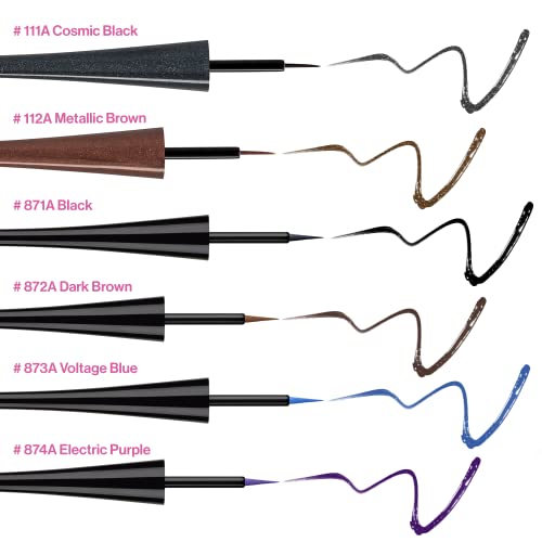 Wet N Wild Megaliner Metallic Liquid Eyeliner Black Cosmic Black #TOP6