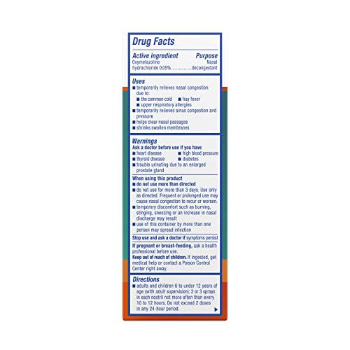 Zicam Intense Sinus Relief Nasal Spray,Transparent Cooling Menthol And Eucalyptus, 0.5 Fl Oz #TOP2