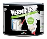 AREXONS 4906 VERNIFER Caloriferi, Bianco Satinato, Prodotto Verniciante 500 ml, Vernice a Smalto Pronta all'Uso, Per Caloriferi, Stipiti, Battiscopa, Cassonetti