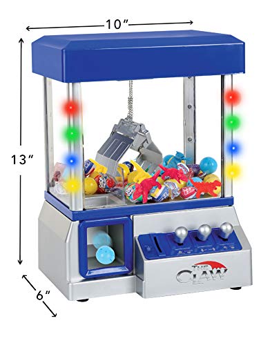 Tsf Toys Claw Game Machine-Kids Mini Arcade Grabber- Toy Candy Dispenser Crane Toy Great Gift For Birthday & Christmas -With Led Lights And Sound Switch–Bonus Plush Animals #TOP1