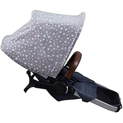 JYOKO KIDS Capota de algodón compatible con Bugaboo Donkey (White Star)