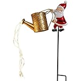 Fonctionne à l'énergie solaire et respectueuse de l'environnement : pas de câblage, pas de factures d'électricité. Alimentée par des panneaux solaires à haute efficacité, cette lampe se recharge automatiquement pendant la journée et s'allume la nuit. Un choix de décoration écologique pour une fête de Noël verte