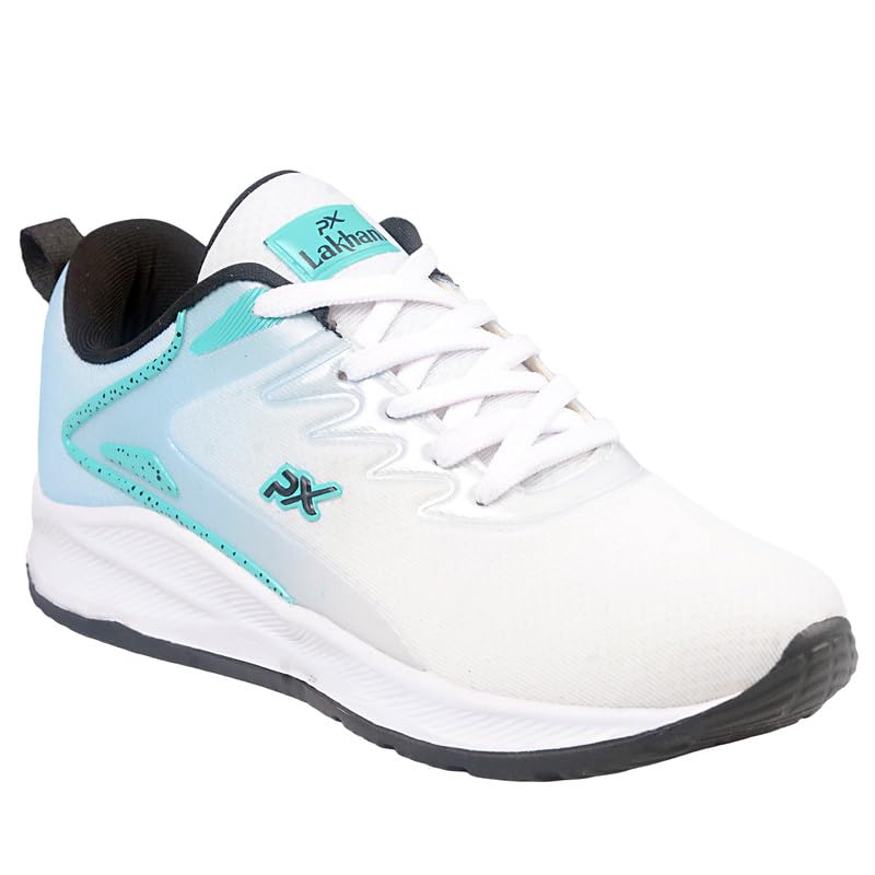 Image of Lakhani Aayushman Men's Sports Shoes with Supreme Comfort Cushioned Insole | Running Walking, Gym Training Jogging Athletics| Comfortable & Stylish| Casual & Lightweight | Lace-Up Shoes Gent's Boy's