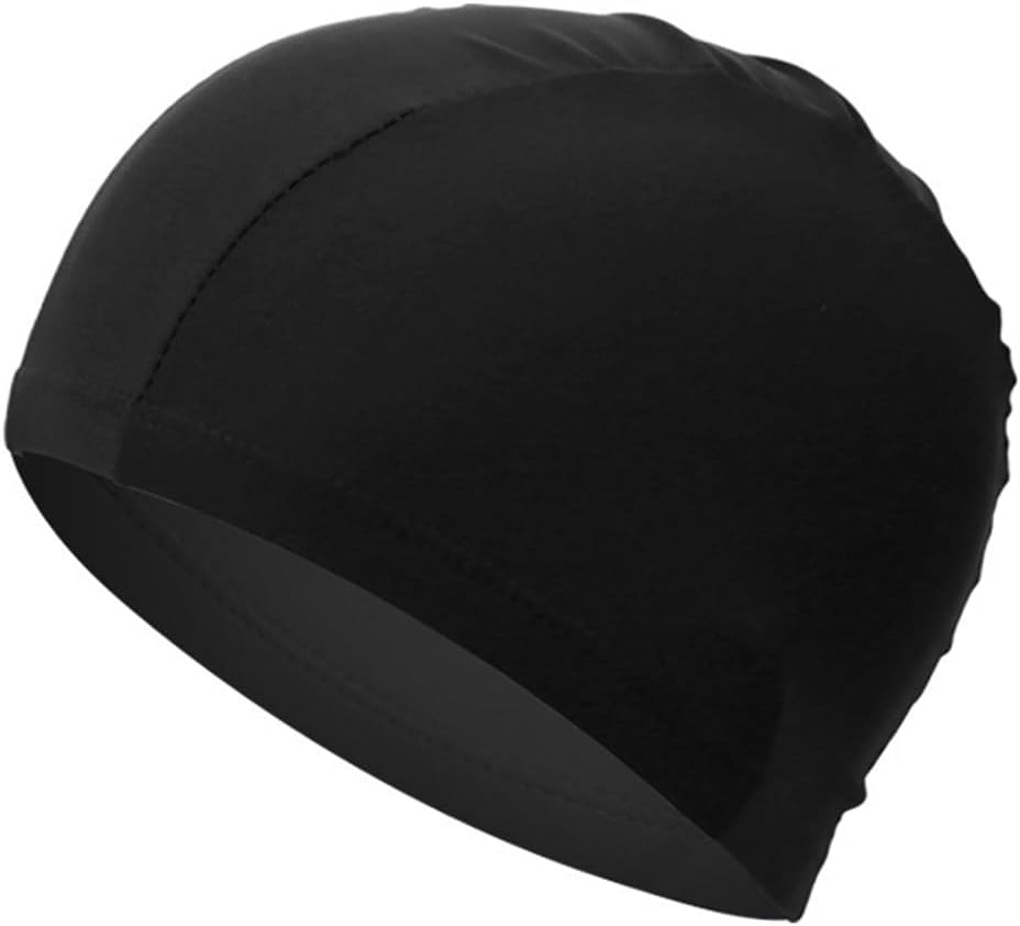 Fabric Swimming Cap - Comfortable Durable & Highly Elastic for Men & Women