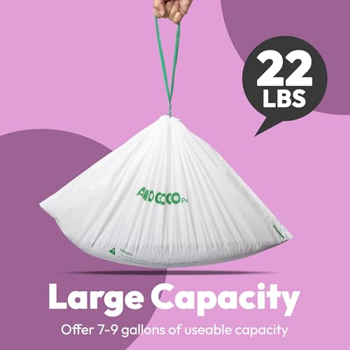 AMOGOGOPET 120 Pack Litter Bags Compatible with Neakasa M1 & PetPivot & wozhio & Open-X AutoScooper 11 Open-Top Self-Cleaning Cat Litter Box, Replaced Waste Bags, Litter Box Liner, 27" x 13"