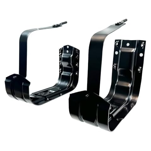JKYH TECHPLUS New 2Pcs Gas Tank Bracket Fuel Tank Hangers Front and Rear Set Compatible with1973-1987 Chevy & Gmc Pickup Fuel Tank Strap 15549305, 15592480, 15624659 Cover
