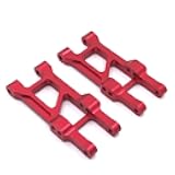 RC Car Swing Arm 2 Pieces Wear-Resistant with Exquisite Workmanship Option Hop Ups Model Vehicle Parts Toys Supplies - (Color: Red, CN)