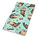Fashion Women Head Wrap Men Neck Gaiter, Cute Sea Otters Beanie Hat Hunting Cycling Outdoor Sport Headwear, Multipurpose African Head Wraps for Cancer Chemo